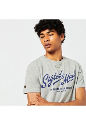 Superdry Camiseta Manga Corta Para Hombre Vintage Script Style Ww Tee Superdry