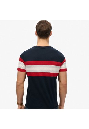 Superdry Camiseta Manga Corta Para Hombre Essential Stripe Tee Superdry