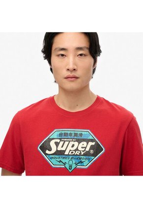 Superdry Camiseta Manga Corta Para Hombre Gasoline Graphic Relaxed Tee Superdry