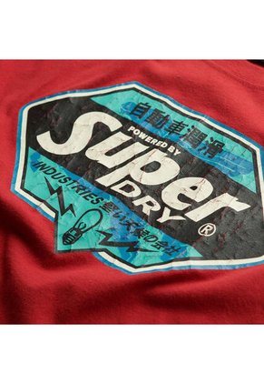 Superdry Camiseta Manga Corta Para Hombre Gasoline Graphic Relaxed Tee Superdry