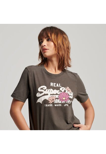 Superdry Camiseta Para Mujer Vintage Narrative Superdry