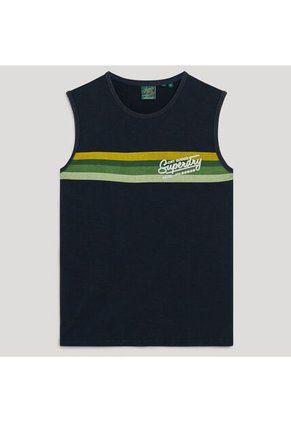 Superdry Camiseta Para Hombre Cali Striped Vest Superdry