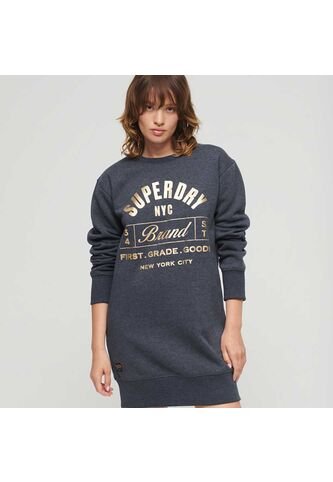 Superdry Vestido Medio Para Mujer Luxe Metallic Superdry Superdry