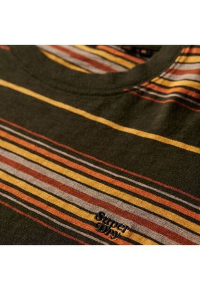 Superdry Camiseta Manga Corta Para Hombre Relaxed Fit Stripe Superdry