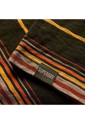 Superdry Camiseta Manga Corta Para Hombre Relaxed Fit Stripe Superdry