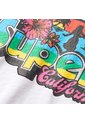 Superdry Camiseta Manga Corta Para Mujer Cali Sticker Fitted Tee Superdry de Superdry