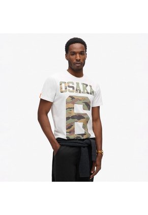 Superdry Camiseta Manga Corta Para Hombre Osaka 6 Camo Standard Tee Superdry
