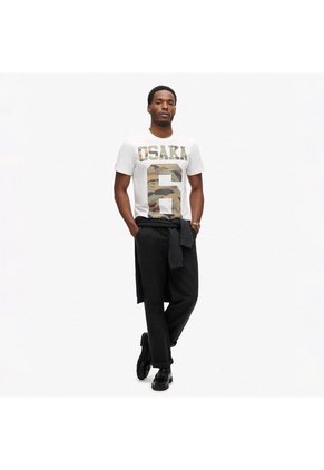 Superdry Camiseta Manga Corta Para Hombre Osaka 6 Camo Standard Tee Superdry