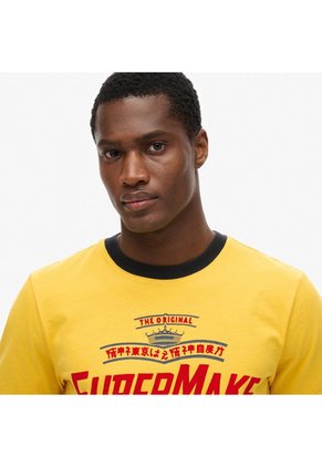 Superdry Camiseta Manga Corta Para Hombre Modern Industry Relaxed Tee Superdry