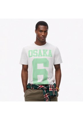 Superdry Camiseta Manga Corta Para Hombre Osaka 6 Marl Standard Tee Superdry