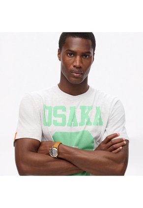Superdry Camiseta Manga Corta Para Hombre Osaka 6 Marl Standard Tee Superdry