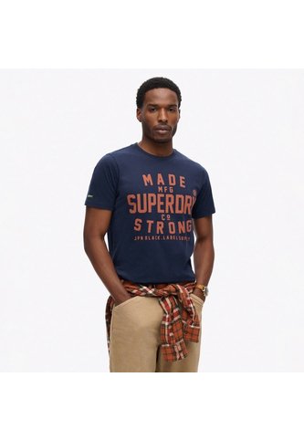 Superdry Camiseta Manga Corta Para Hombre Machined Goods Workwear Tee Superdry Superdry