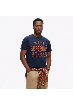 Superdry Camiseta Manga Corta Para Hombre Machined Goods Workwear Tee Superdry