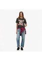 Superdry Camiseta Manga Corta Para Mujer Lo-Fi Punk Poster Relaxed Tee Superdry de Superdry