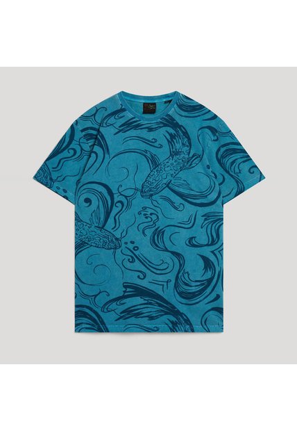 Superdry Camiseta Manga Corta Para Hombre Vintage Overdye Printed Tee Superdry