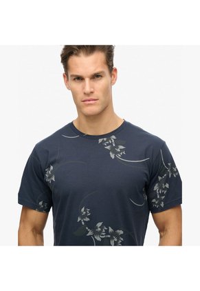Superdry Camiseta Manga Corta Para Hombre Classic Ess Rlxd Printed Tee Superdry