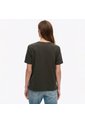 Superdry Camiseta Manga Corta Para Mujer Lo-Fi Punk Poster Relaxed Tee Superdry de Superdry