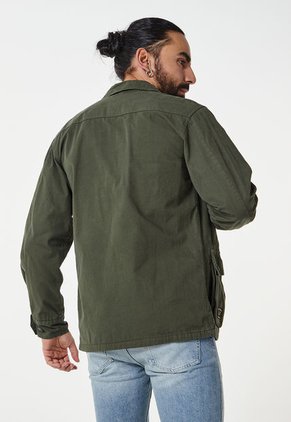 Chaqueta Verde Oliva Superdry Tropical Combat