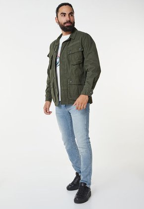 Chaqueta Verde Oliva Superdry Tropical Combat