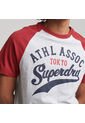 Superdry Camiseta Para Hombre Vintage Home Run Raglan Superdry de Superdry