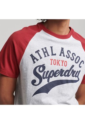 Superdry Camiseta Para Hombre Vintage Home Run Raglan Superdry
