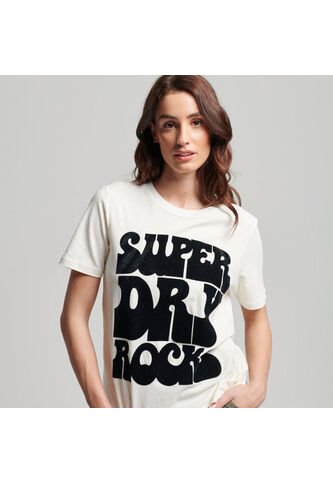 Superdry Camiseta Para Mujer 70'S Retro Rock Superdry Superdry
