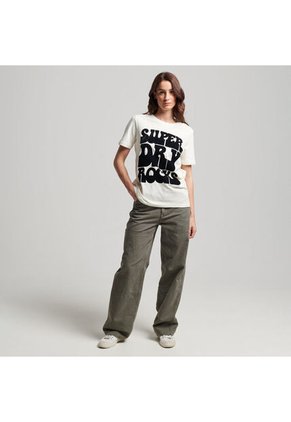 Superdry Camiseta Para Mujer 70'S Retro Rock Superdry