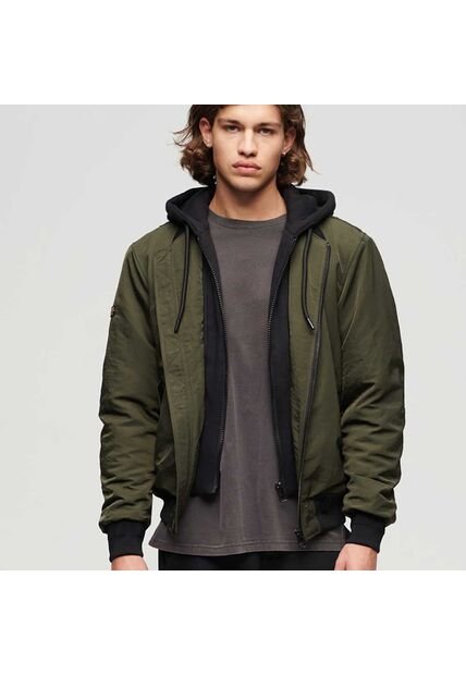 Superdry Chaqueta Casual Para Hombre Military Superdry