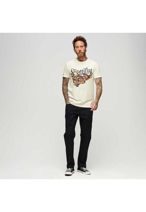 Superdry Camiseta Para Hombre Tattoo Script Graphic Superdry