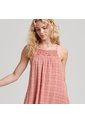 Superdry Vestido Medio Para Mujer Vintage Long Halter Cami Superdry de Superdry