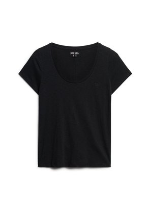 Superdry Camiseta Manga Corta Para Mujer Scoop Neck Tee Superdry
