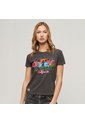 Superdry Camiseta Manga Corta Para Mujer Cali Sticker Fitted Tee Superdry de Superdry