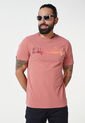 Camiseta Rosa-Salmón-Coral Superdry Vintage Shadow de Superdry
