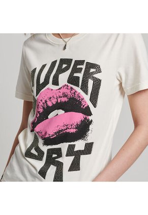 Superdry Camiseta Para Mujer Vintage Poster Superdry