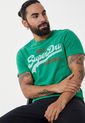 Camiseta Verde-Blanco-Rojo Superdry Vintage Logo Soda Pop de Superdry