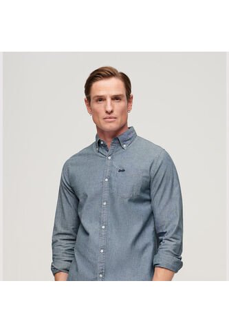 Superdry Camisa Manga Larga Para Hombre Cotton Oxford Superdry Superdry