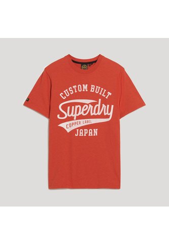 Superdry Camiseta Manga Corta Para Hombre Copper Label Script Tee Superdry Superdry
