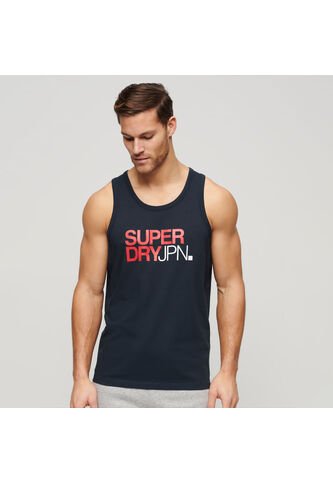 Superdry Camiseta Para Hombre Sportswear Logo Relaxed Vest Superdry Superdry