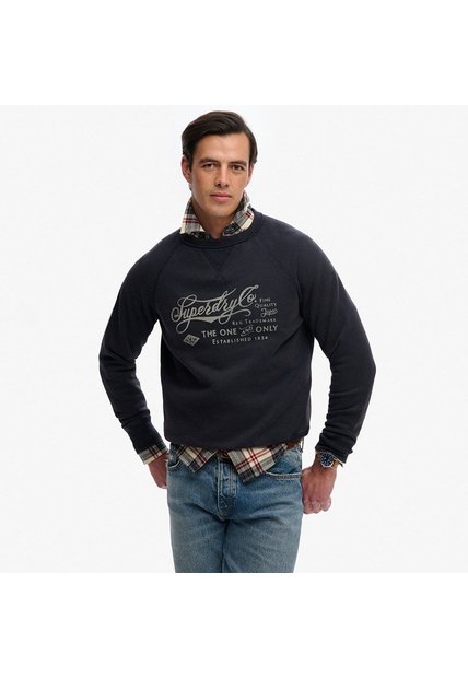 Superdry Buzo Cerrado Para Hombre Merchant Vintage Print Sweat Superdry