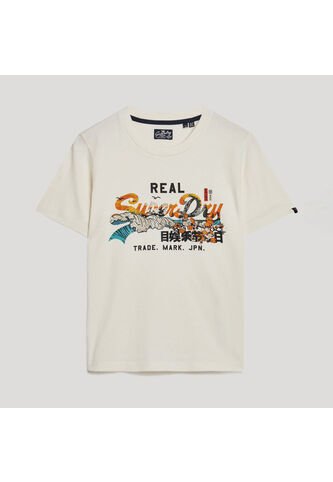 Superdry Camiseta Para Mujer Tokyo Vl Relaxed Superdry Superdry