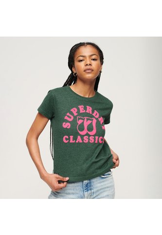 Superdry Camiseta Manga Corta Graphic Para Mujer Archive Neon Superdry Superdry