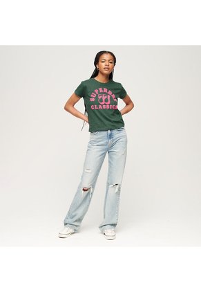 Superdry Camiseta Manga Corta Graphic Para Mujer Archive Neon Superdry