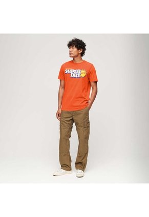 Superdry Camiseta Para Hombre Cooper 70'S Retro Logo Superdry