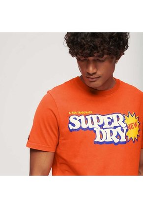 Superdry Camiseta Para Hombre Cooper 70'S Retro Logo Superdry
