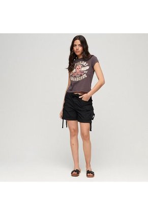 Superdry Camiseta Manga Corta Para Mujer Embellished Poster Cap Slv Tee Superdry