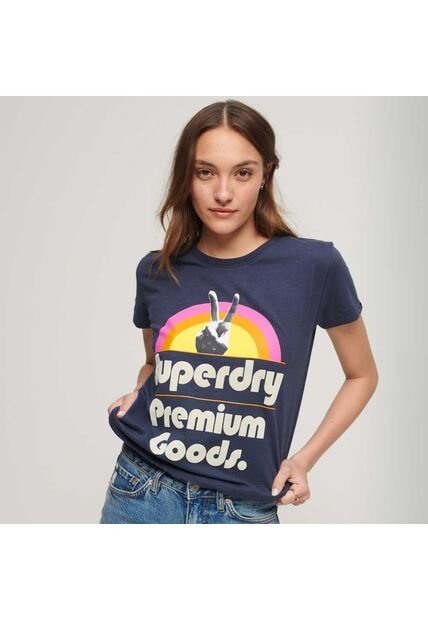 Superdry Camiseta Para Mujer 70'S Retro Superdry
