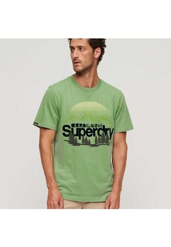 Superdry Camiseta Para Hombre Cl Great Outdoors Graphic Superdry Superdry