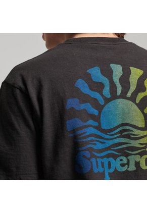 Superdry Camiseta Para Hombre Vintage Cali Stripe Tee Superdry