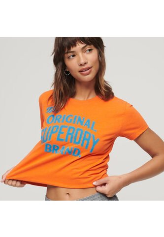 Superdry Camiseta Manga Corta Graphic Para Mujer Archive Neon Superdry Superdry