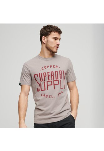 Superdry Camiseta Para Hombre Copper Label Workwear Tee Superdry Superdry